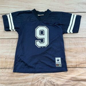NFL Dallas Cowboys Authentic Tony Romo #9 Blue Jersey youth Size Medium